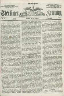 Privilegirte Stettiner Zeitung. 1859, No. 18 (12 Januar) - Abend-Ausgabe