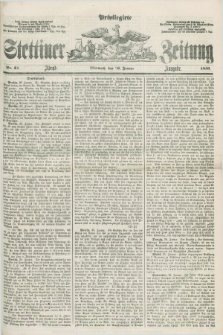 Privilegirte Stettiner Zeitung. 1859, No. 42 (26 Januar) - Abend-Ausgabe