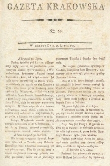 Gazeta Krakowska. 1803, nr 60