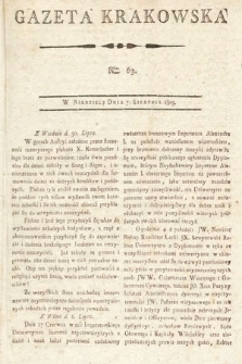 Gazeta Krakowska. 1803, nr 63