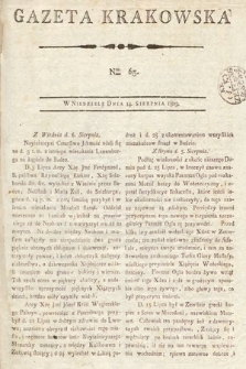 Gazeta Krakowska. 1803, nr 65