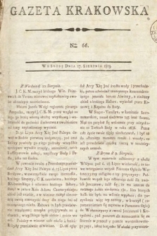 Gazeta Krakowska. 1803, nr 66