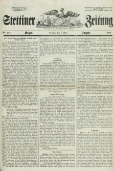 Stettiner Zeitung. Jg. 105, No. 213 (8 Mai 1860) - Morgen-Ausgabe