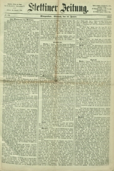 Stettiner Zeitung. 1866, № 14 (10 Januar) - Morgenblatt