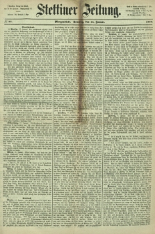 Stettiner Zeitung. 1866, № 22 (14 Januar) - Morgenblatt