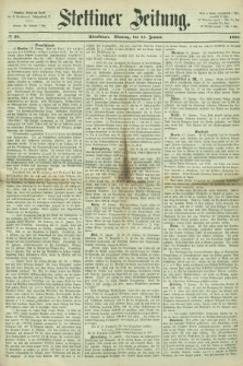 Stettiner Zeitung. 1866, № 23 (15 Januar) - Abendblatt