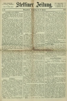 Stettiner Zeitung. 1866, № 28 (18 Januar) - Morgenblatt