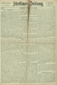 Stettiner Zeitung. 1866, № 35 (22 Januar) - Abendblatt