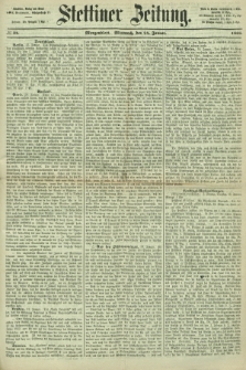 Stettiner Zeitung. 1866, № 38 (24 Januar) - Morgenblatt