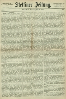 Stettiner Zeitung. 1866, № 40 (25 Januar) - Morgenblatt