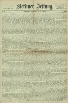 Stettiner Zeitung. 1866, № 41 (25 Januar) - Abendblatt