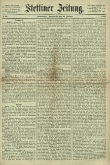 Stettiner Zeitung. 1866, № 69 (10 Februar) - Abendblatt