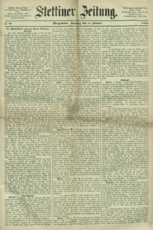 Stettiner Zeitung. 1866, № 70 (11 Februar) - Morgenblatt + dod.