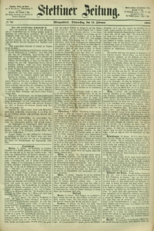 Stettiner Zeitung. 1866, № 76 (15 Februar) - Morgenblatt