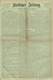 Stettiner Zeitung. 1866, № 81 (17 Februar) - Abendblatt