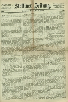 Stettiner Zeitung. 1866, № 82 (18 Februar) - Morgenblatt