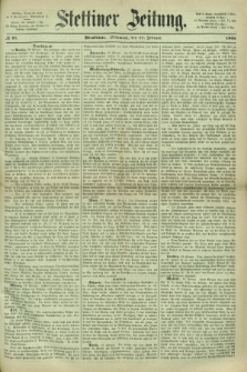 Stettiner Zeitung. 1866, № 87 (21 Februar) - Abendblatt