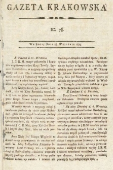 Gazeta Krakowska. 1803, nr 78