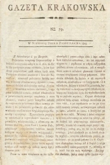 Gazeta Krakowska. 1803, nr 79