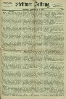 Stettiner Zeitung. 1866, № 172 (14 April) - Morgenblatt