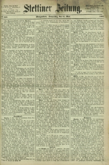 Stettiner Zeitung. 1866, № 246 (31 Mai) - Morgenblatt