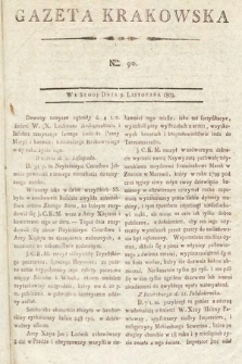 Gazeta Krakowska. 1803, nr 90