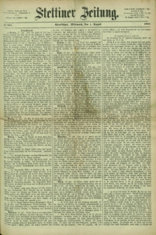 Stettiner Zeitung. 1866, № 351 (1 August) - Abendblatt