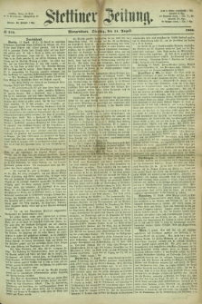 Stettiner Zeitung. 1866, № 372 (14 August) - Morgenblatt