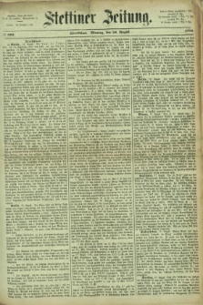 Stettiner Zeitung. 1866, № 383 (20 August) - Abendblatt