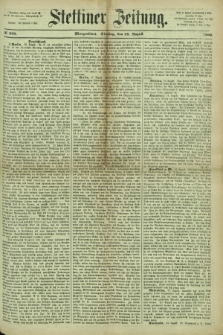 Stettiner Zeitung. 1866, № 396 (28 August) - Morgenblatt