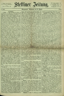 Stettiner Zeitung. 1866, № 398 (29 August) - Morgenblatt