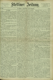 Stettiner Zeitung. 1866, № 401 (30 August) - Abendblatt
