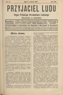 Przyjaciel Ludu : organ Polskiego Stronnictwa Ludowego. 1906, nr 32