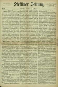 Stettiner Zeitung. 1866, № 409 (4 September) - Abendblatt