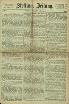 Stettiner Zeitung. 1866, № 415 (7 September) - Abendblatt