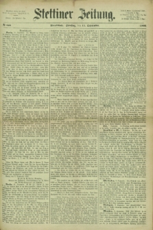 Stettiner Zeitung. 1866, № 421 (11 September) - Abendblatt