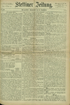 Stettiner Zeitung. 1866, № 428 (15 September) - Morgenblatt