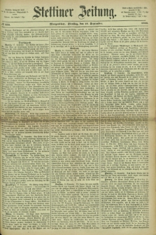 Stettiner Zeitung. 1866, № 432 (18 September) - Morgenblatt