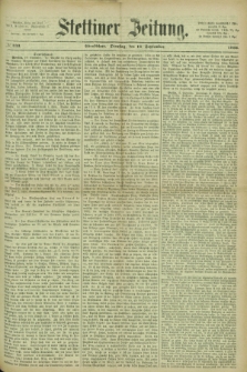 Stettiner Zeitung. 1866, № 433 (18 September) - Abendblatt