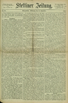 Stettiner Zeitung. 1866, № 434 (19 September) - Morgenblatt