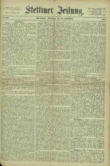 Stettiner Zeitung. 1866, № 435 (19 September) - Abendblatt
