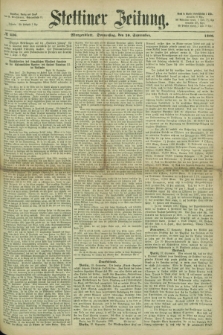 Stettiner Zeitung. 1866, № 436 (20 September) - Morgenblatt