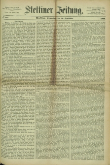 Stettiner Zeitung. 1866, № 437 (20 September) - Abendblatt