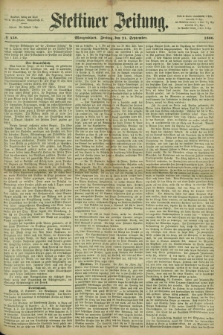 Stettiner Zeitung. 1866, № 438 (21 September) - Morgenblatt