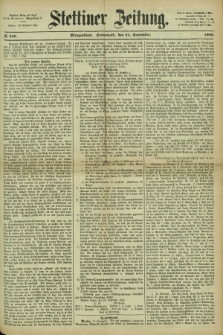 Stettiner Zeitung. 1866, № 440 (22 September) - Morgenblatt