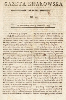 Gazeta Krakowska. 1803, nr 95