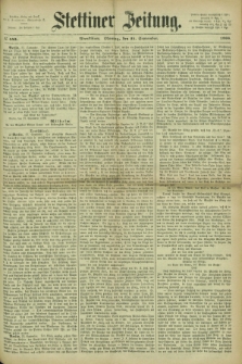 Stettiner Zeitung. 1866, № 443 (24 September) - Abendblatt