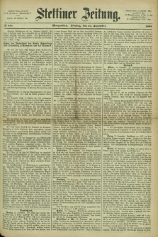 Stettiner Zeitung. 1866, № 444 (25 September) - Morgenblatt