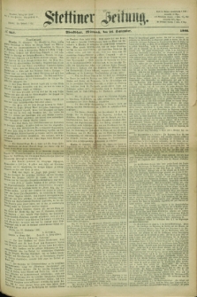 Stettiner Zeitung. 1866, № 447 (26 september) - Abendblatt