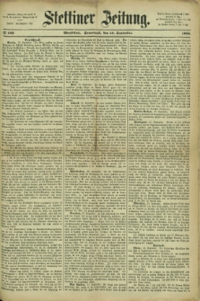 Stettiner Zeitung. 1866, № 453 (29 September) - Abendblatt